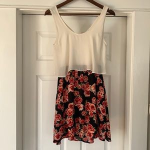 Mini floral dress
